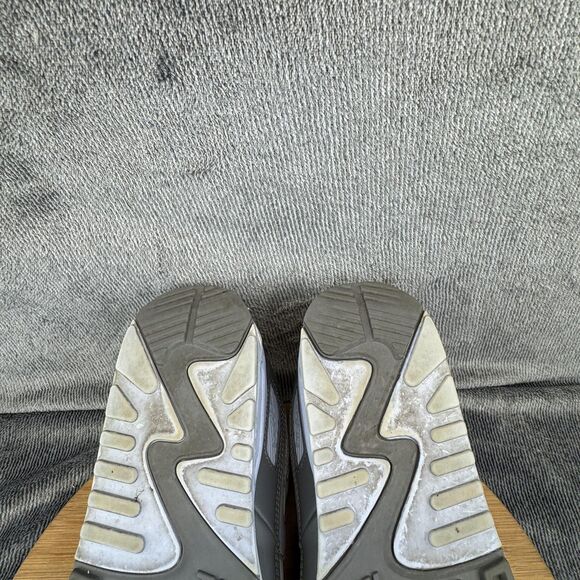 Nike Air Max 90 Shoes Womens Size 8.5 White Gray Light Blue Running FB8570-100 - Picture 8 of 9